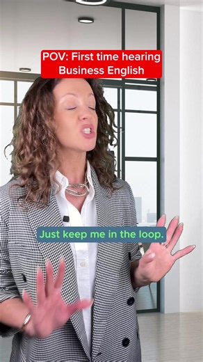 What "keep me in the loop" means 🔄 . . . Want to learn how to SPEAK English? Download our app, BeeSpeaker🐝, and practice speaking with AI and native speakers. Link in bio. #learnenglish #english #beespeaker | BeeSpeaker - Learn to SPEAK English