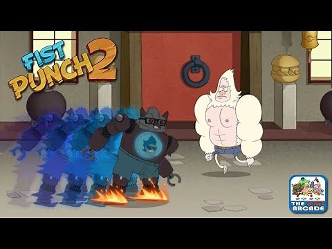 Regular Show: Fist Punch 2 - Skips Flexes His Muscles on Night Owl (Cartoon Network Games)
