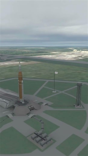 Artemis 2 mission on the launchpad, ready to fly #hdr