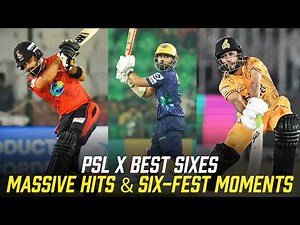 PSL X Best Sixes 🔥 | Massive Hits & Six-Fest Moments | HBL PSL X | M3O1K