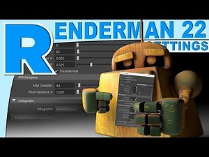 Renderman 22 Render Settings Tutorial