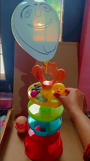 Super Fun Toy Track | Color Balls Running Fast #asmr #marblerace😜💥🌈🔴🌈💥