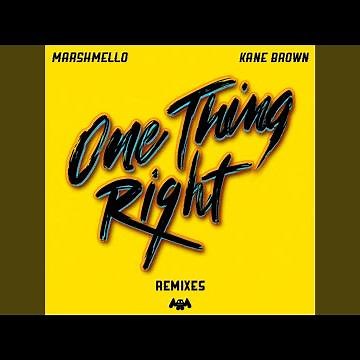 One Thing Right (KDrew Remix)