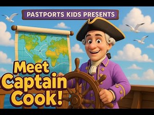 Who Was Captain James Cook? 🧭| Explorer of the Unknown! 🌍| PastPorts Kids Presents