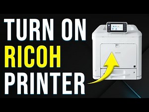 How To Turn On Ricoh Printer (How To Power On Ricoh Printer)