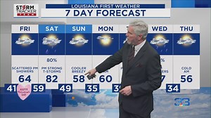 Weather Forecast for Baton Rouge – 2/13/25: Saturday Storms Ahead for the South Louisiana Area.