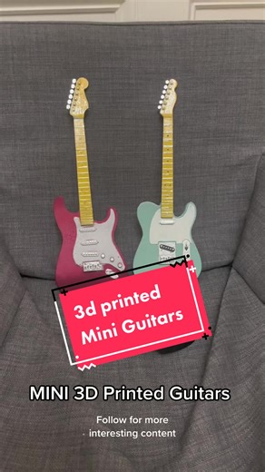Mini 3D Printed Guitars: A Creative Journey