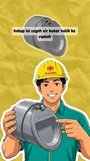 Backflow valve mencegah air banjir meluap