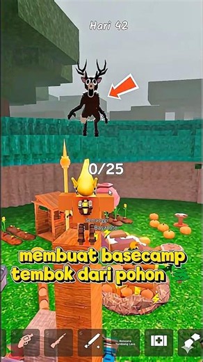 bisakah tembok dari pohon menjaga kita tetap aman??? #roblox #robloxindonesia #99malam #game