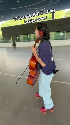 CELLO x ROLLER SKATES?!?!