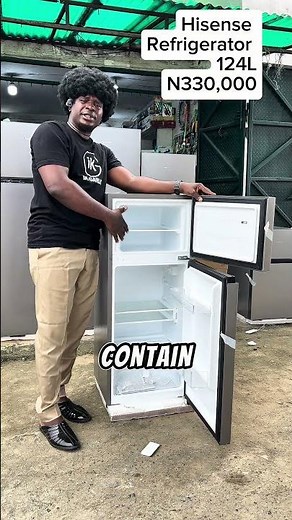 Hisense 124L Refrigerator – compact, quiet, and powerful. Perfect for any space! ❄️🔥