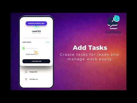 CallNoty CRM | Manage Leads, Tasks & Follow-ups from Calls