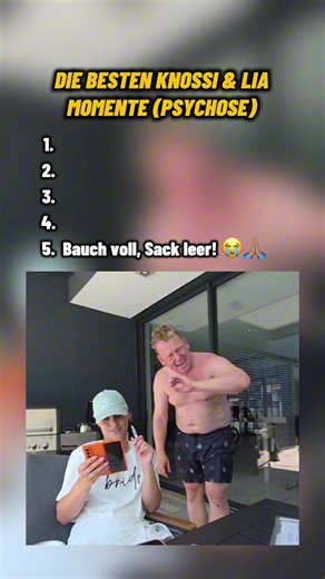 Top 5 Knossi & Lia Momente (Psychose) #knossi #lia #streamer #clips #momente