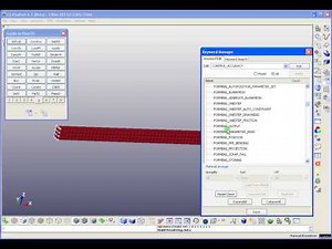 LS-DYNA tutorial No.2 Modal Analysis - Part 1 - Preprocessing