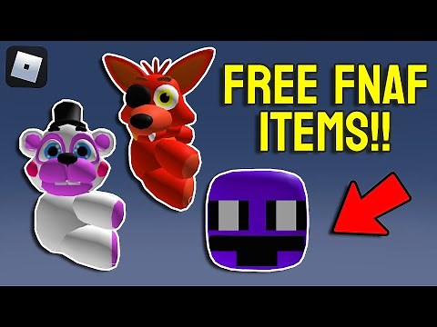 [15+ ITEMS!!] GET THESE NEW FREE FNAF ITEMS IN ROBLOX!!