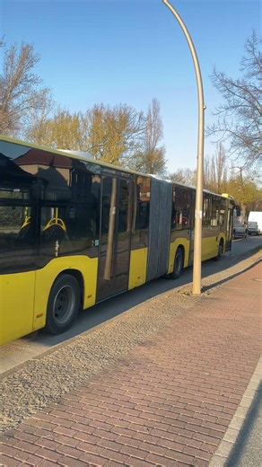 Bus Arriving at Stop in Berlin | City Transport 🚍