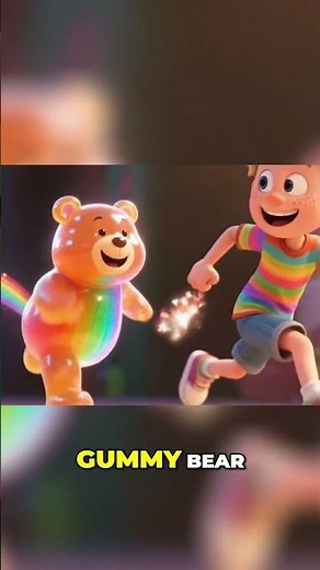 Im A Gummy Bear Dance Song | This Gummy Bear Toy is STRETCHY & GLOWING! #shorts