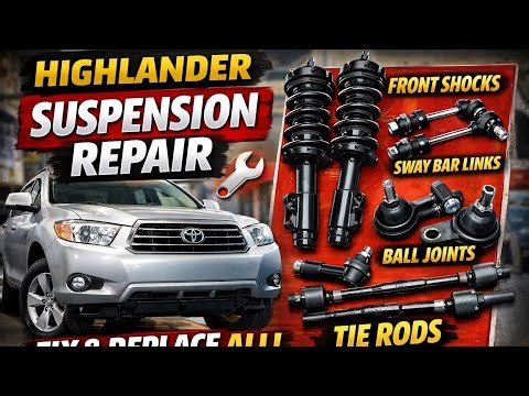 🔧 Toyota Highlander Front Suspension Overhaul