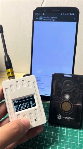 This is the feature for HAM. ￼The buzzer plays the message in Morse code. #meshtastic #meshcore