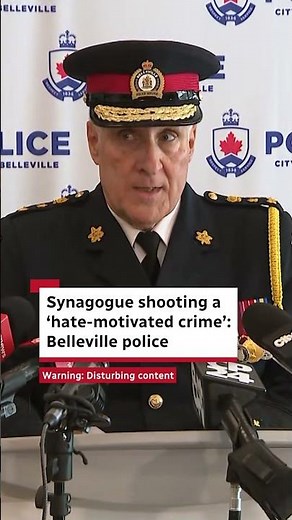 Synagogue shooting a ‘hate-motivated crime’: Belleville police