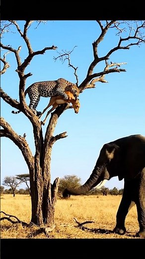 Elephant vs Cheetah: Wild Chase Begins! #wildlife