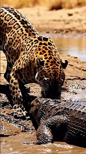 Jaguar vs Caiman — Instant Capture! 💥🐊