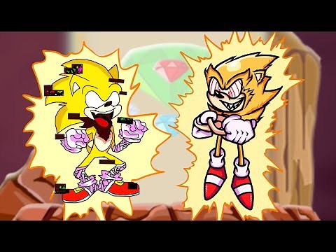 NEW PIBBY Fleetway Super Sonic VS Corrupted Sonic (FNF VS Sonic) Come and Learning with Pibby!
