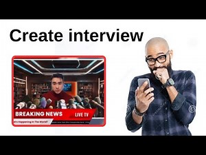 Creating an interview-style video with a green screen involves a few steps