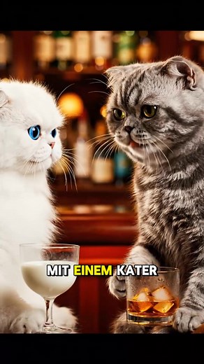 Zwei Katzen an der Bar. Eine Milch. Eine Whisky. Was jetzt? 弄 Mit Google Veo 3.1 erstellt: Zwei weibliche Katzen sitzen an der Bar; die eine bestellt Milch, die andere Whisky. Kurzer deutscher Dialog – die Auflösung bleibt im Clip. 烙 Timing on point, feine Mimik, und ein Wortspiel, das zündet. Wenn du schmunzeln musstest, schick’s weiter! Speichere dir das für später ⚡ #KI #KIVideo #GoogleVeo #Veo3 #Humor #Katzenwitz | Markus Stoeger | Facebook