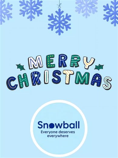 Merry Christmas from Snowball! There are some exciting features coming in 2026, so get downloading and reviewing on the app ❄️💙 #snowballassesment #accessibility #disability
