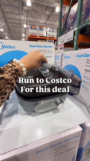 119K views · 112 reactions | Run to Costco for this deal!! The Dual zone hot pots are $15 off right now!! Clear glass lid , dishwasher safe! 6.3 Qt capacity. and super simple to use!! Was $69.99 now $54.99 perfect for all the holiday cooking and I love the dual feature!! Send this to someone that would love this and follow for more. #costco #costconew #costconewdeals #costcofinds #costconewproducts #costconewitems #hotpot | Costconewdeals | Facebook