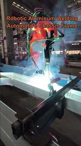 The Art of Aluminum Welding (Automotive Chassis) #evst #welding #weldingrobot #smartfactory
