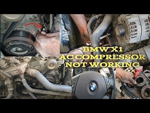 BMW X1 AC Not Cooling? Learn How to Check the Compressor Clutch Coil #adityacarac