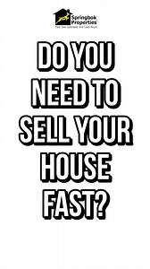 We Buy Any House Fast. 100% Confidential & Private. Cash In The Bank In 7 - 21 Days. No Fees To Pay. Get An Offer Now. | Springbok Properties