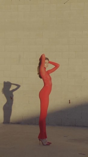 Kaia Gerber directed by Tyrone Lebon for Alaïa Spring Summer 2023. Styled by Aleksandra Woroniecka. Hair: Anthony Turner. Makeup: Lucia Pica. #dnaModels | dna Model Management