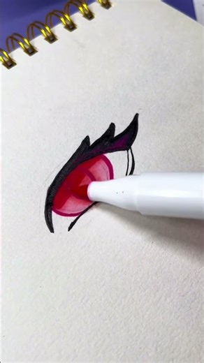 How to draw cute eyes!Part2?💖#drawingtutorial #howtodraw #eyes #pink #cute #kawaii #drawingforkids