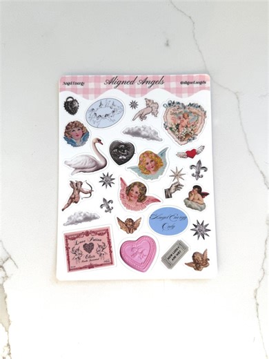 Angel Energy Sticker Sheet - Etsy