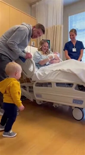 Toddler's Hilarious Reaction to Newborn Movement