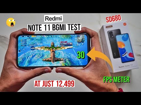 Redmi Note 11 Pubg Test With FPS, Heating and Battery Test [SD680] | At Just ₹12,990 🔥