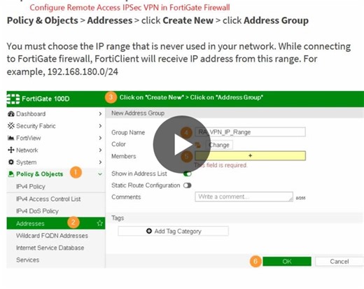 Configure FortiGate Firewall for Remote Access VPN | Arjun Pandit posted on the topic | LinkedIn