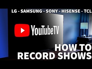 How to Record YouTube TV Shows on a Smart TV - How to Record on YouTube TV DVR