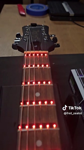 Installing FretZealot LEDs on Epiphone Les Paul Guitar