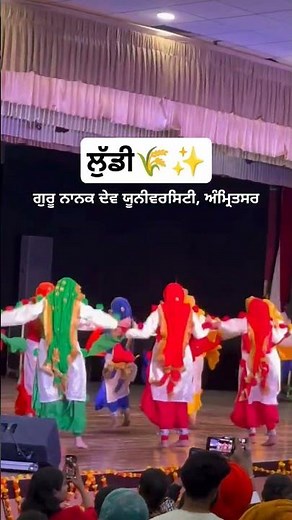 GNDU Amritsar Luddi || G.N.D.U. Luddi Performance || GNDU Amritsar Live Luddi #luddi #ytshorts