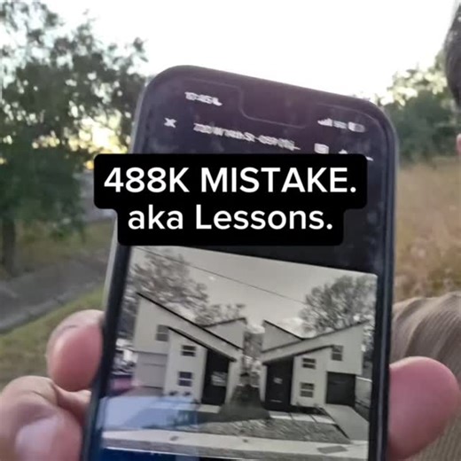 My $488,000 Scar: The New-Build Mistake That Turned Me Into a Real Developer. 🔪 1. Scars Are Data The face scar came from almost dying. The construction scar came from almost going broke. Both taught me the same lesson: Pain is a permanent teacher. You don’t forget what hurts. --- 🚫 2. Never Build With “Your Guys” Hourly crew? Disaster. “I’ll manage it” mindset? Delusion. Rule forever: 3 bids per trade No “cheap guys” No “I need cash every day” contractors Hire professionals or prepare to blee