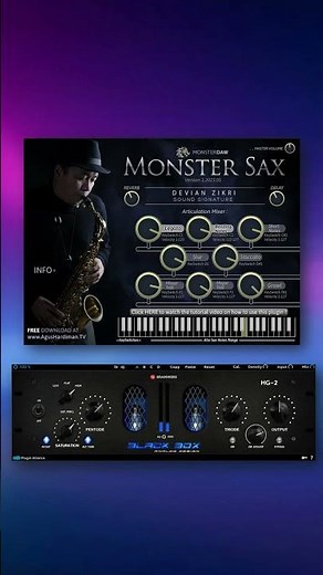 Monster Sax vs Black Box HG-2 - A free VST instrument - The Products Explorer YouTube Channel