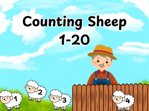 Counting Sheep Maths Game – Farm Pen Activity, Numbers 1-20 (digital PDF) - Etsy