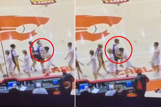 High school basketball player sucker-punches opponent in handshake line