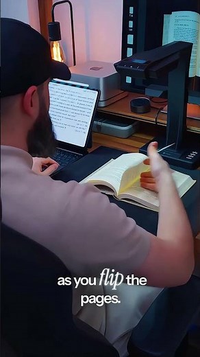 Instant and effortless high quality scan to digitalise your library.——CZUR ET Max