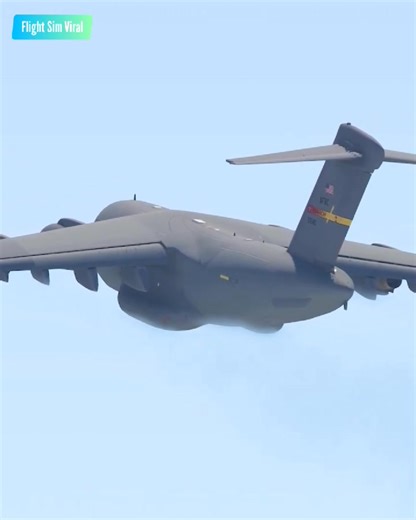 524K views · 2.5K reactions | Military C-17 Performs Emergency Water Landing After Engine Catches Fire Gta5 ✈️ | Flight sim viral | Facebook