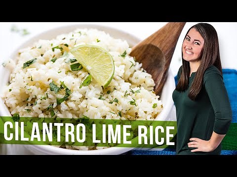 How to Make Cilantro Lime Rice Pilaf | The Stay At Home Chef
